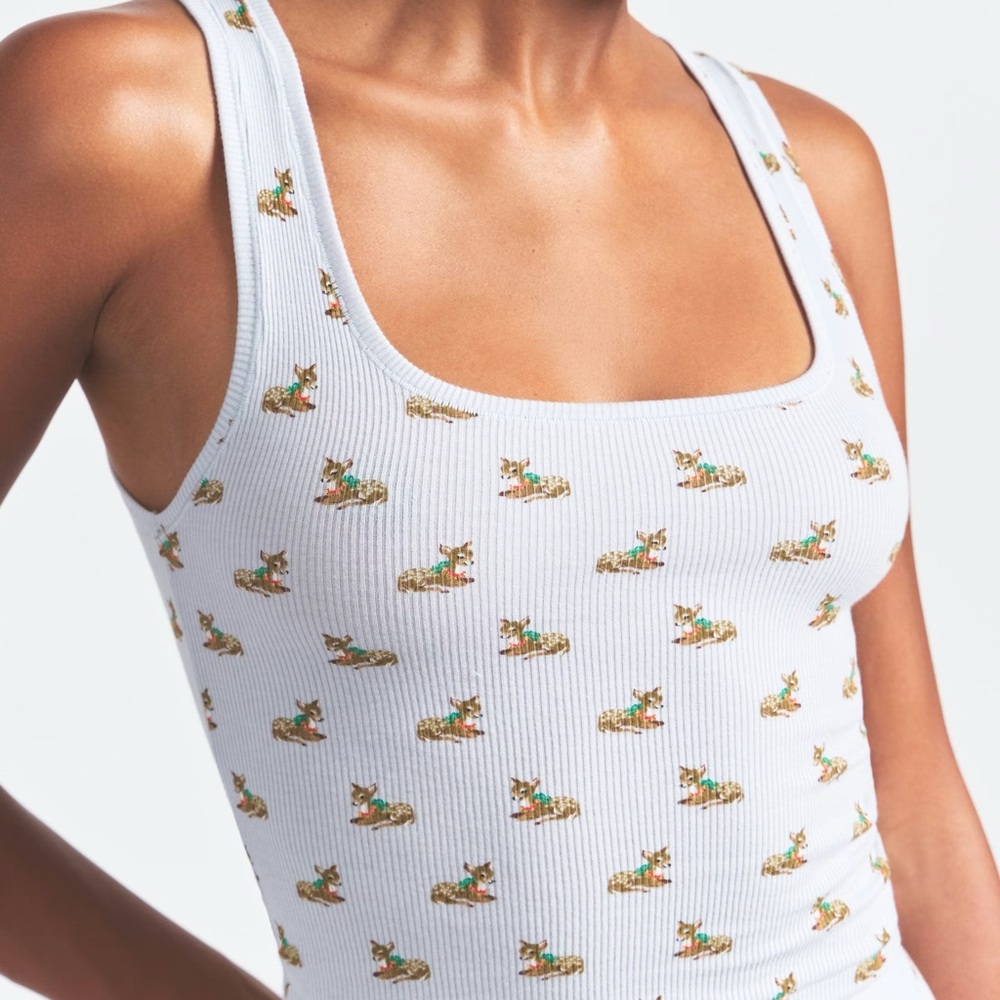SKIMS Cotton Rib Tank 3-Pack + Cotton Rib Boxer 3-Pack Set - Picture 4 of 6